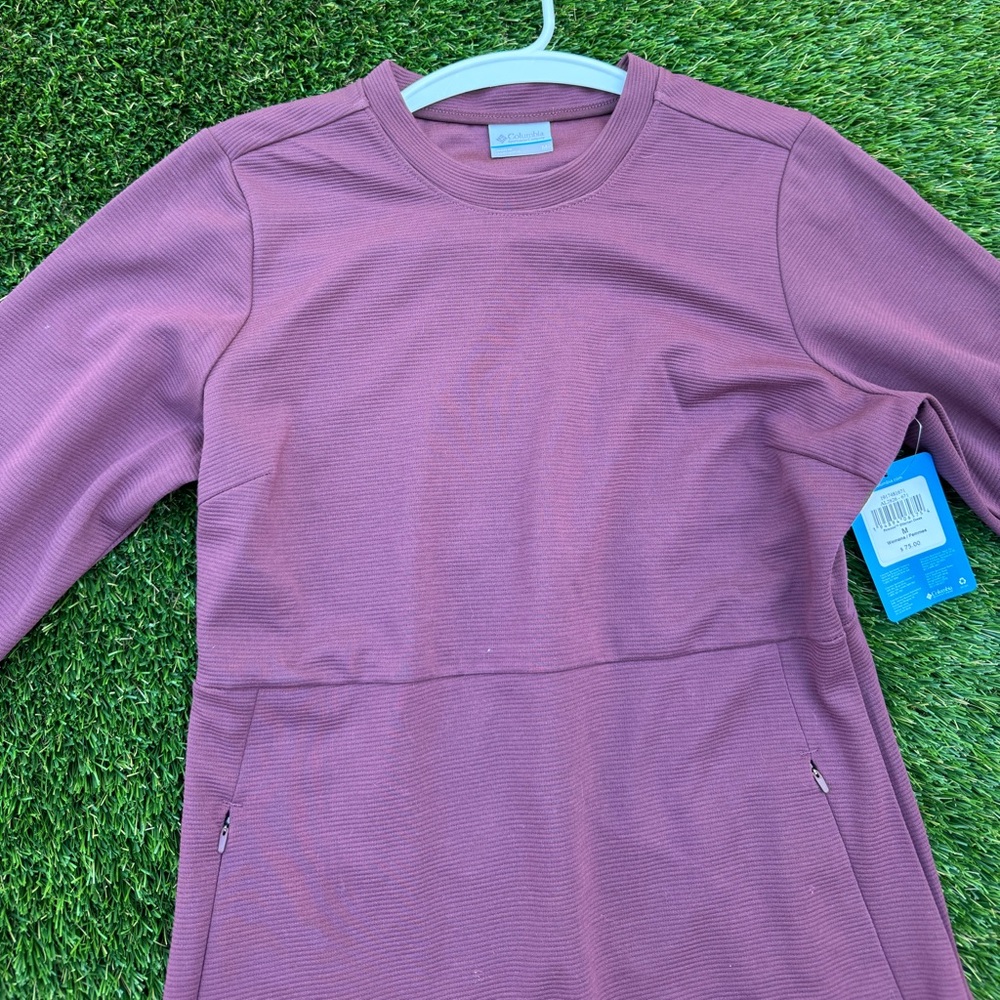 Columbia Rich Purple Crew Neck Top